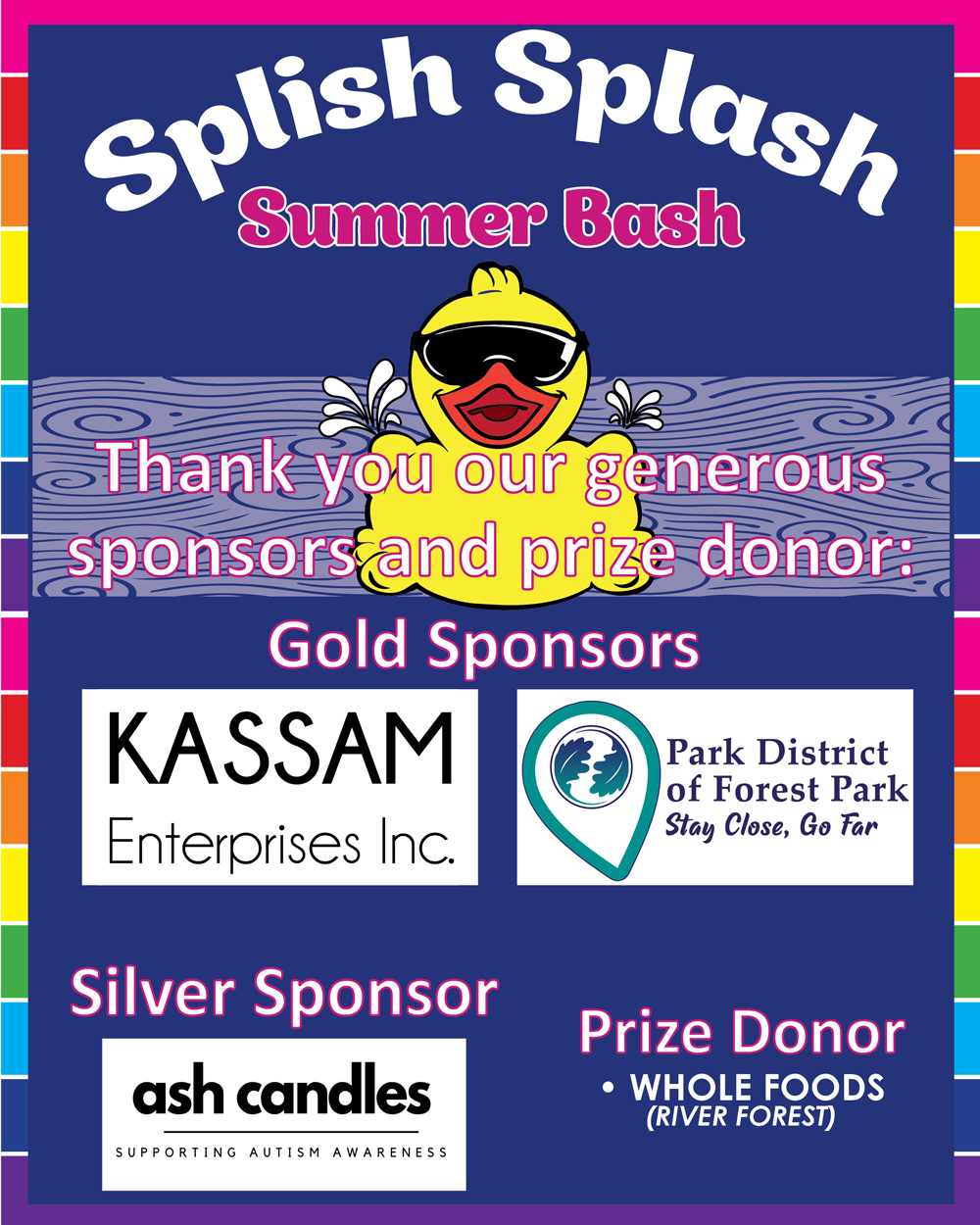 Thank you to our sponsors!